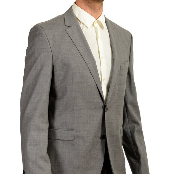 Hugo Boss Men's "Ryan4/Win2" Gray 100% Wool Two Button Suit US 44R IT 54R - Picture 5 of 13